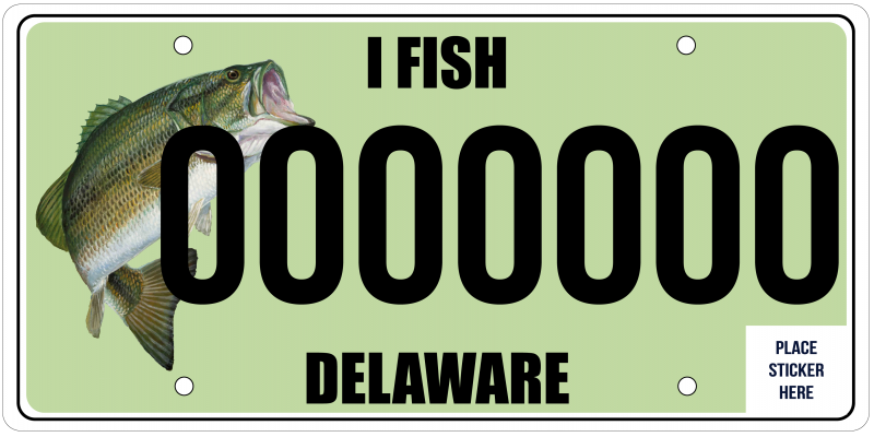Two New Specialty Sport Fishing License Plates Announced – First State  Update