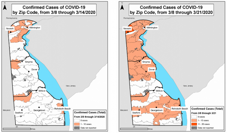 State Releases Covid 19 Cases By Zip Code Map First State Update