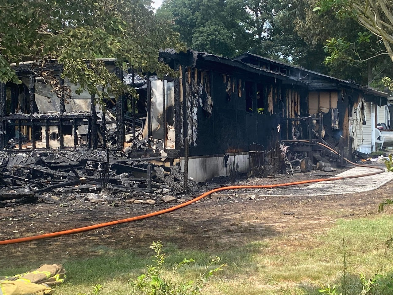 Photos: Fire Guts Home Near Millsboro Wednesday – First State Update