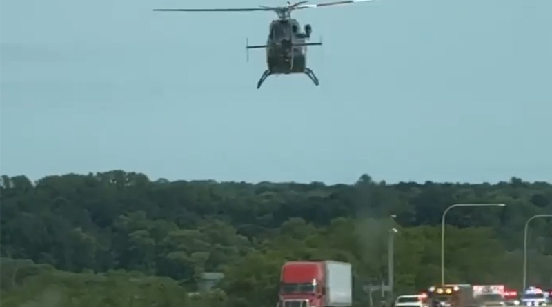 Rider Airlifted After Crash On Roth Bridge Monday